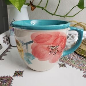 The Pioneer Woman Floral Bloom Turquoise 16 Oz Coffee Cup Mug Replacement